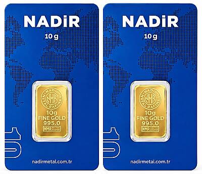 20 Gram (10 +10 ) Külçe Gram Altın 24 Ayar - TUĞRUL KUYUMCULUK 