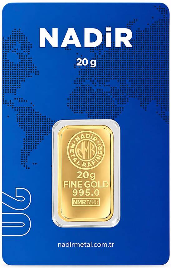 20 Gram Külçe Gram Altın 24 Ayar - 1
