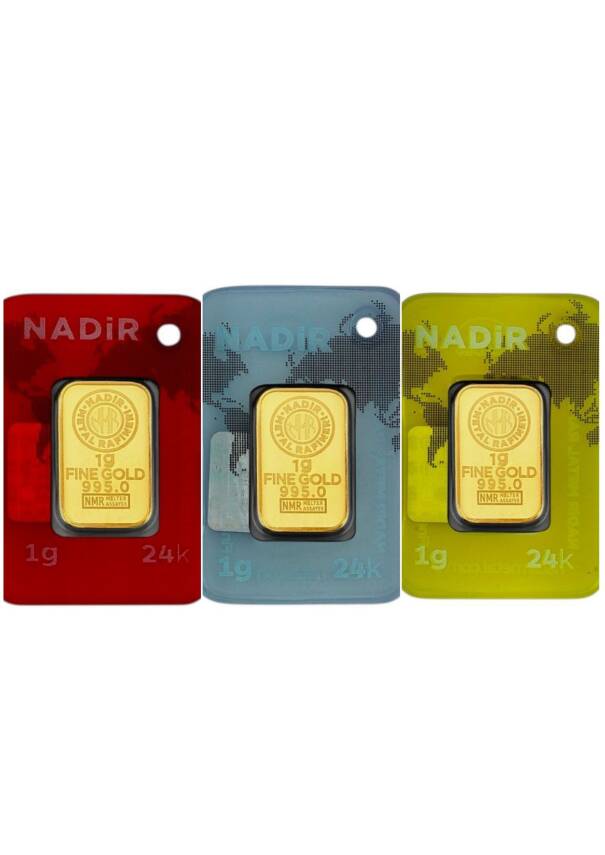 3 Adet 1 Gram 24 Ayar Gram Altın - 2