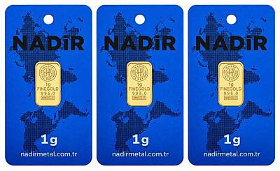 3 Adet 1 Gram 24 Ayar Gram Altın - 3