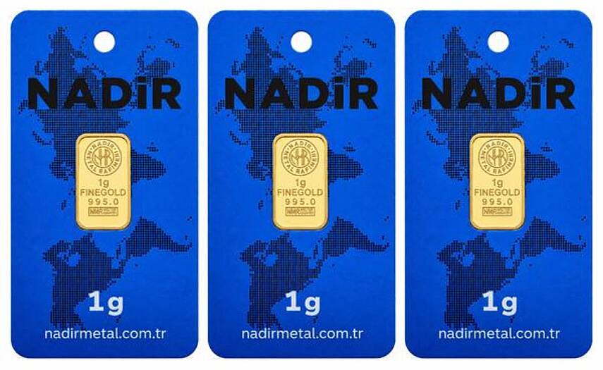 3 Adet 1 Gram 24 Ayar Gram Altın - 3