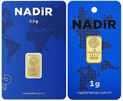 3,5 Gram (2,5+1) Külçe Gram Altın 24 Ayar - 2