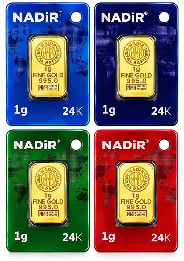 4 Adet 1 Gram 24 Ayar Gram Altın - 1