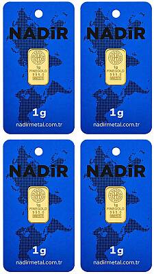 4 Adet 1 Gram 24 Ayar Gram Altın - 3