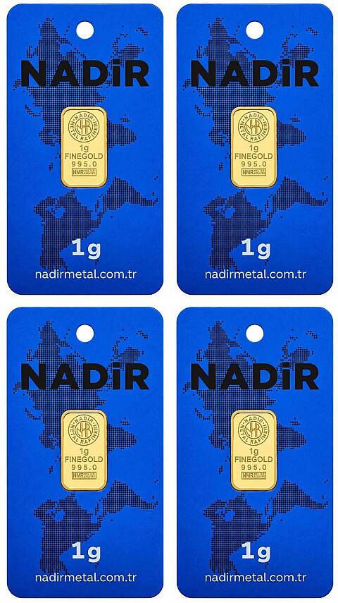 4 Adet 1 Gram 24 Ayar Gram Altın - 3