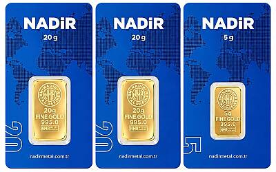 45 Gram (20+20+5) 24 Ayar Gram Altın - TUĞRUL KUYUMCULUK 