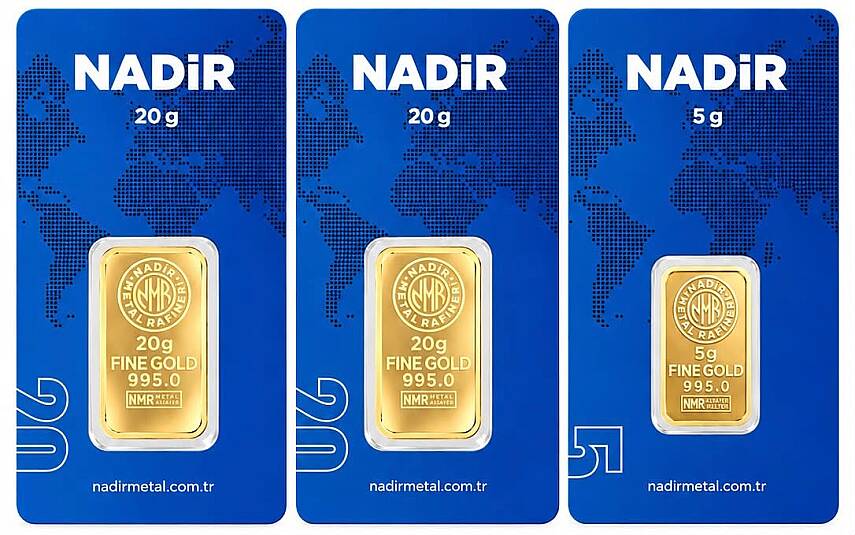 45 Gram (20+20+5) 24 Ayar Gram Altın - 1