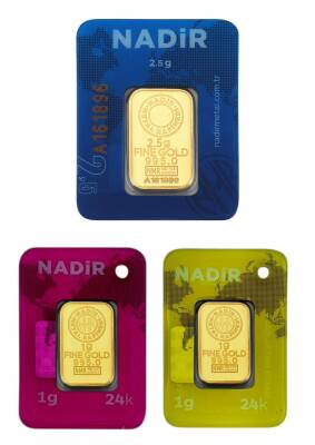 4,5 Gram (2,5+2) Külçe Gram Altın 24 Ayar - 2