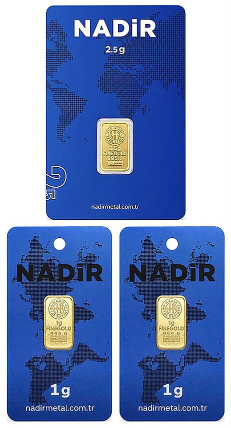 4,5 Gram (2,5+2) Külçe Gram Altın 24 Ayar - 3