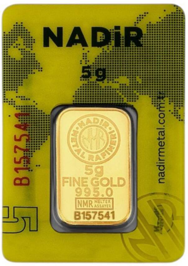 5 Gram Külçe Gram Altın 24 Ayar - 6