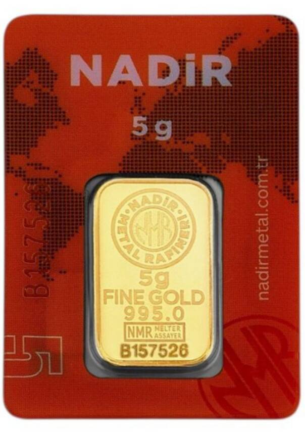 5 Gram Külçe Gram Altın 24 Ayar - 3