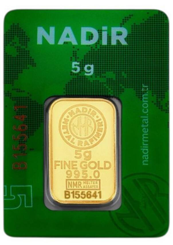 5 Gram Külçe Gram Altın 24 Ayar - 7