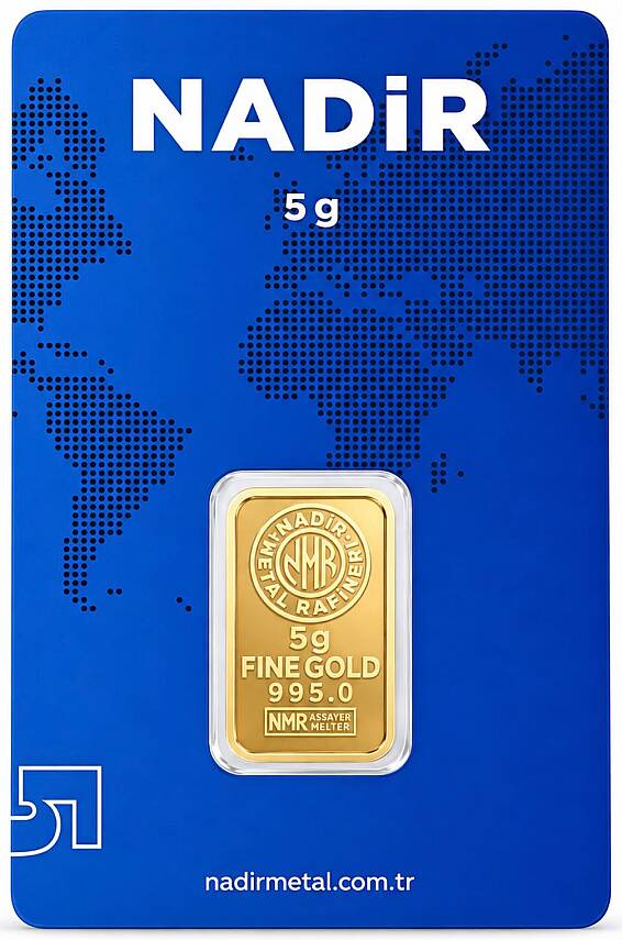 5 Gram Külçe Gram Altın 24 Ayar - 2