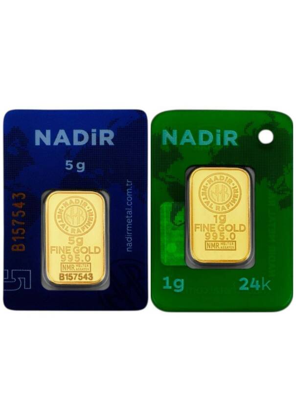 6 Gram (5+1) Külçe Gram Altın 24 Ayar - 3