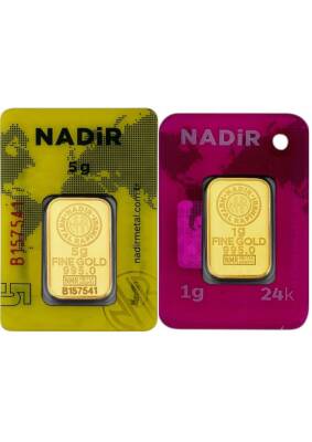 6 Gram (5+1) Külçe Gram Altın 24 Ayar - 2