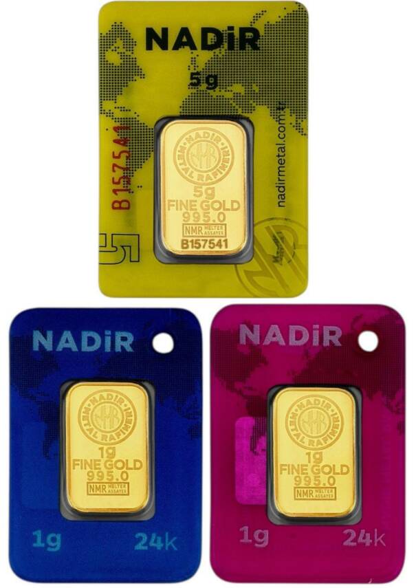 7 Gram (5+2) Külçe Gram Altın 24 Ayar - 4