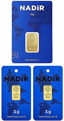 7 Gram (5+2) Külçe Gram Altın 24 Ayar - 2