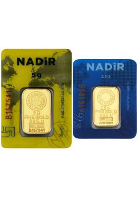 7,5 Gram (5+2,5) Külçe Gram Altın 24 Ayar - 3