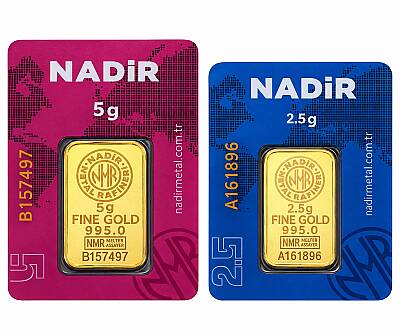 7,5 Gram (5+2,5) Külçe Gram Altın 24 Ayar - 2