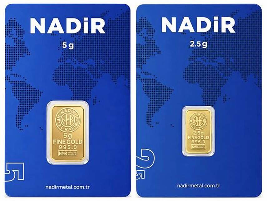 7,5 Gram (5+2,5) Külçe Gram Altın 24 Ayar - 1