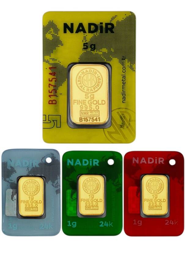 8 Gram (5+3) Külçe Gram Altın 24 Ayar - 2