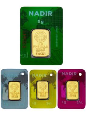 8 Gram (5+3) Külçe Gram Altın 24 Ayar - 3