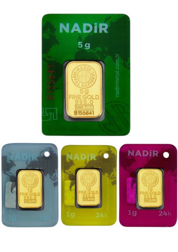8 Gram (5+3) Külçe Gram Altın 24 Ayar - 3