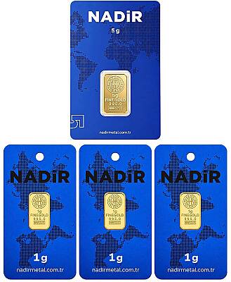 8 Gram (5+3) Külçe Gram Altın 24 Ayar - 4