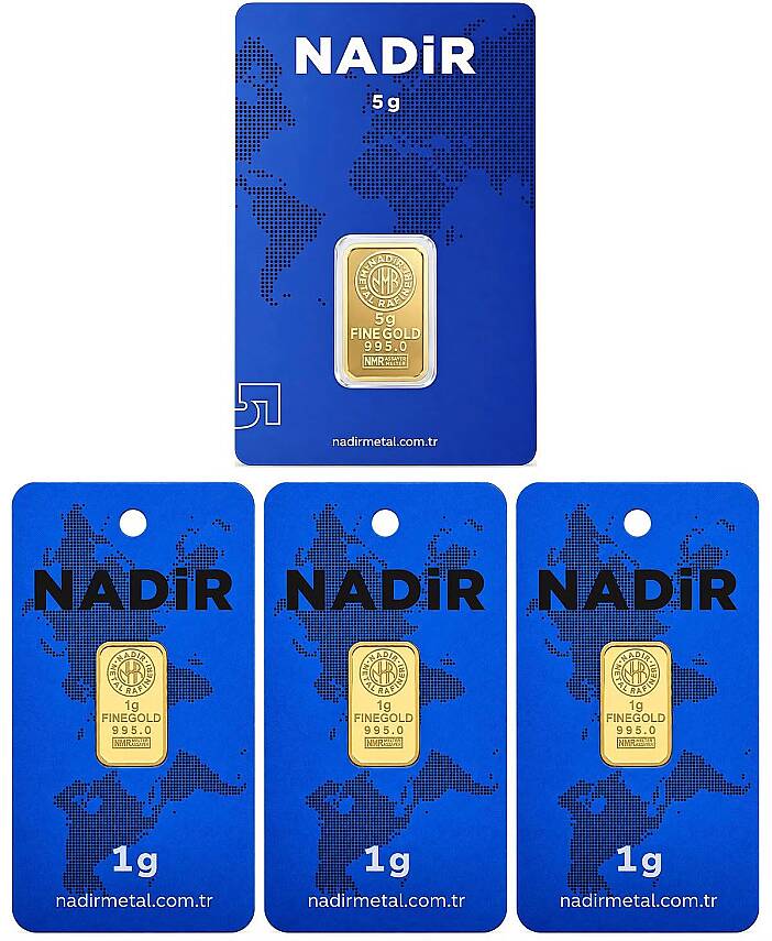 8 Gram (5+3) Külçe Gram Altın 24 Ayar - 4